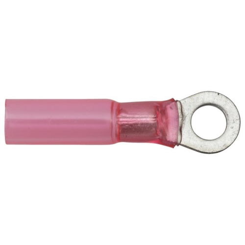 W&auml;rmeschrumpfringzungen rot M4 0,5 - 1,5 SWG 50 St&uuml;ck