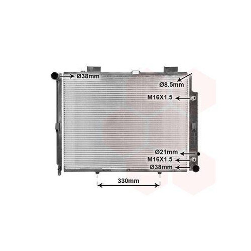 VAN WEZEL K&uuml;hler, Motork&uuml;hlung 30002189