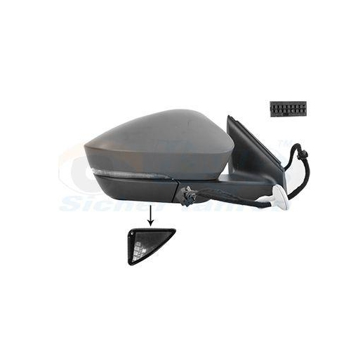 VAN WEZEL Au&szlig;enspiegel * HAGUS * 7644818