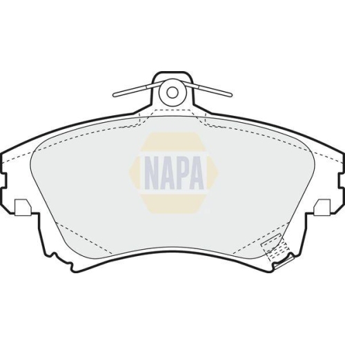NAPA Bremsbelagsatz, Scheibenbremse NAPA NBP1231