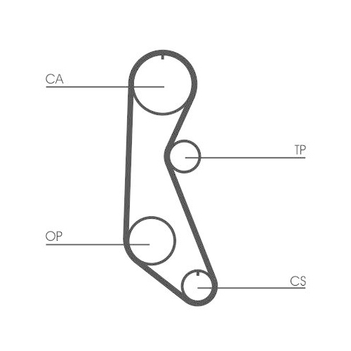 CONTINENTAL CTAM Zahnriemen CT816