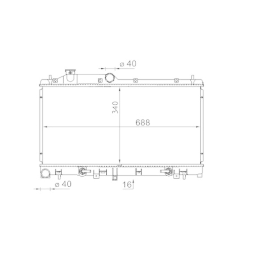 MAHLE K&uuml;hler, Motork&uuml;hlung BEHR CR 1573 000S