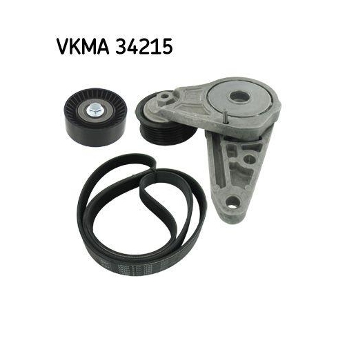 SKF Keilrippenriemensatz VKMA 34215