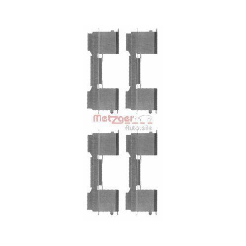 METZGER AUTOTEILE Zubeh&ouml;rsatz, Scheibenbremsbelag GREENPARTS 109-1729