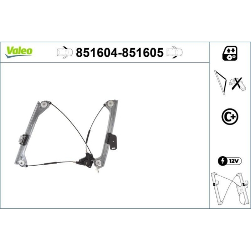VALEO Fensterheber 851604