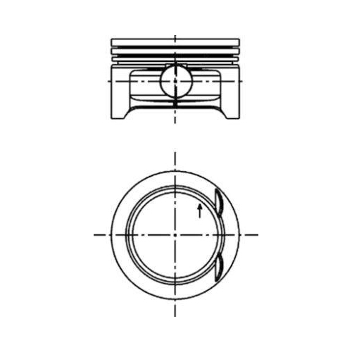KOLBENSCHMIDT Kolben 40382600