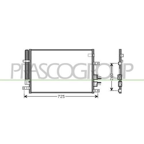 PRASCO Kondensator, Klimaanlage PrascoSelection AA090C001