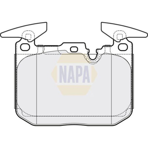 NAPA Bremsbelagsatz, Scheibenbremse NAPA NBP1608