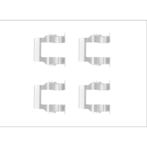 TEXTAR Zubeh&ouml;rsatz, Scheibenbremsbelag 82540000