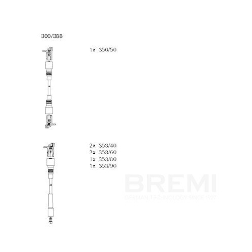 BREMI Z&uuml;ndleitungssatz 300/388