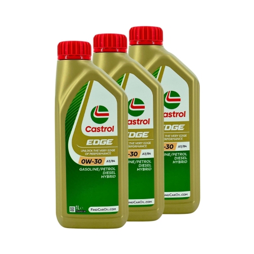 Motor&ouml;l Castrol Edge 0W-30 A3/B4 VW 505 / 502 Renault BMW Longlife MB 229 3Liter