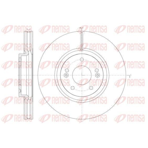 REMSA Bremsscheibe 61462.10