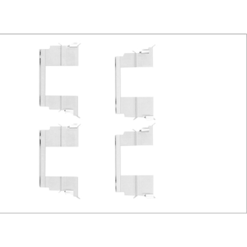 TEXTAR Zubeh&ouml;rsatz, Scheibenbremsbelag 82540600