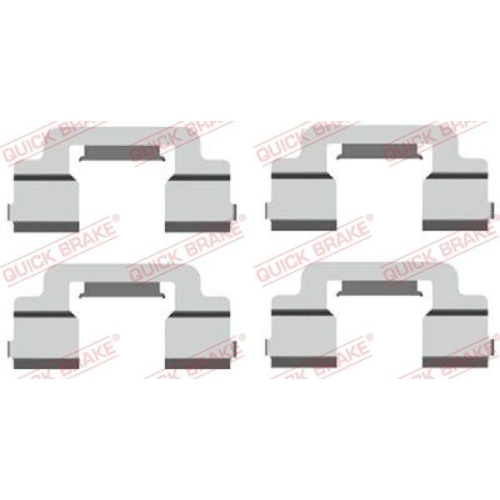 QUICK BRAKE Zubeh&ouml;rsatz, Scheibenbremsbelag 109-1703