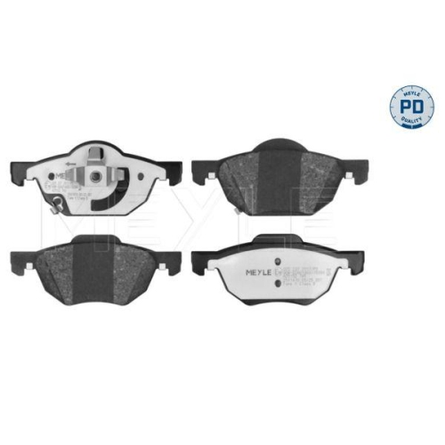 MEYLE Bremsbelagsatz, Scheibenbremse MEYLE-PD: Advanced performance and design. 025 237 2017/PD