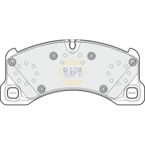 NAPA Bremsbelagsatz, Scheibenbremse NAPA NBP1135