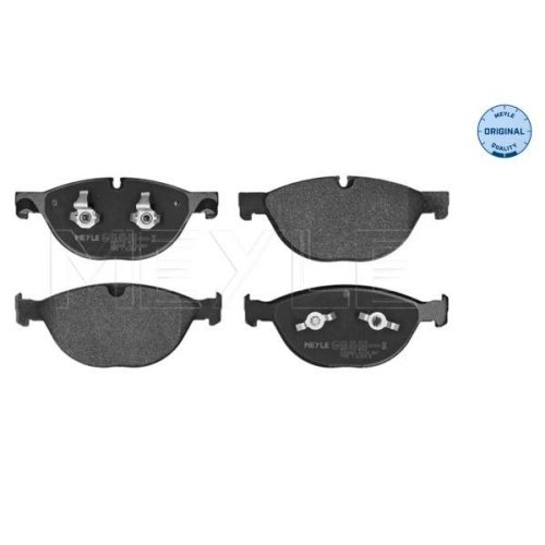 MEYLE Bremsbelagsatz, Scheibenbremse MEYLE-ORIGINAL: True to OE. 025 238 9518