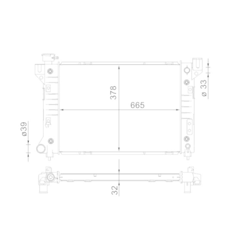 MAHLE K&uuml;hler, Motork&uuml;hlung BEHR CR 1579 000S