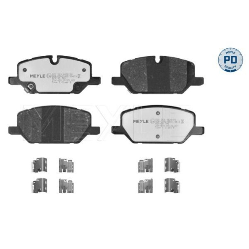 MEYLE Bremsbelagsatz, Scheibenbremse MEYLE-PD: Advanced performance and design. 025 263 4820/PD