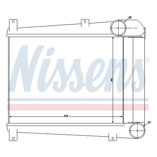 NISSENS Ladeluftk&uuml;hler 96026