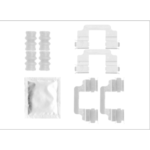 TEXTAR Zubeh&ouml;rsatz, Scheibenbremsbelag 82540900