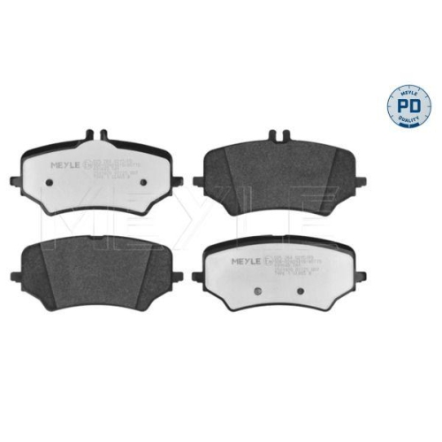 MEYLE Bremsbelagsatz, Scheibenbremse MEYLE-PD: Advanced performance and design. 025 264 0215/PD