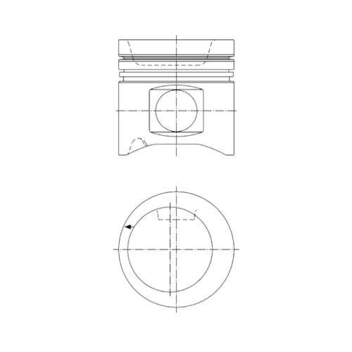 KOLBENSCHMIDT Kolben 41000600
