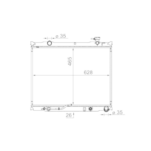 MAHLE K&uuml;hler, Motork&uuml;hlung BEHR CR 1581 000S