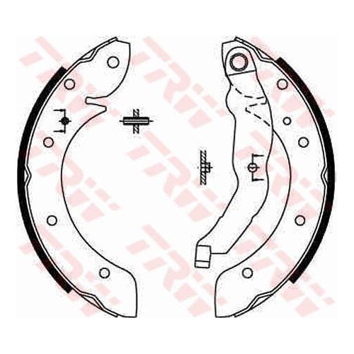 TRW Bremsbackensatz GS8567