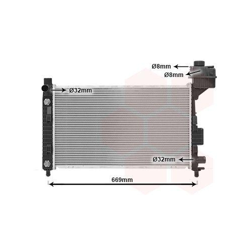 VAN WEZEL K&uuml;hler, Motork&uuml;hlung 30002248