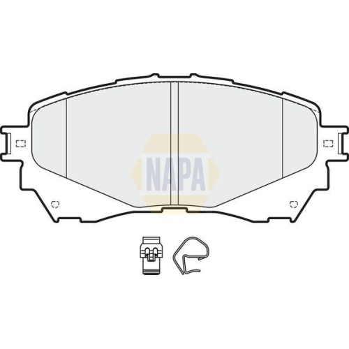 NAPA Bremsbelagsatz, Scheibenbremse NAPA NBP1291