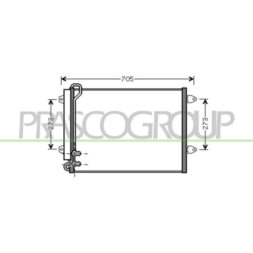 PRASCO Kondensator, Klimaanlage PrascoSelection VG054C001