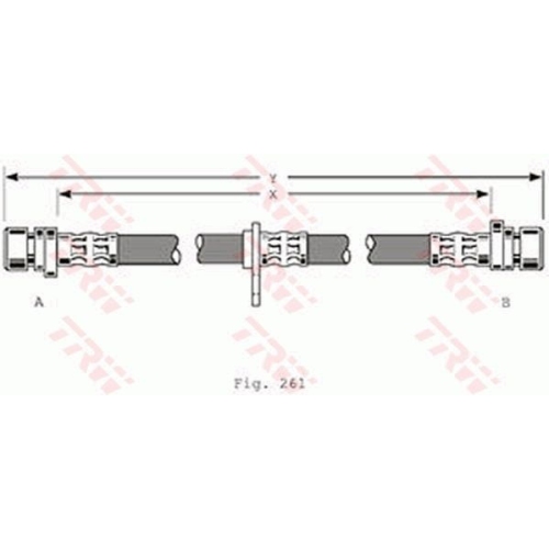 TRW Bremsschlauch PHA367