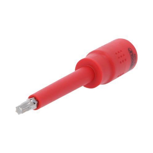 3/8 Zoll Isolierte Bit-Stecknuss Torx, T30, 122mm KS TOOLS 118.3825