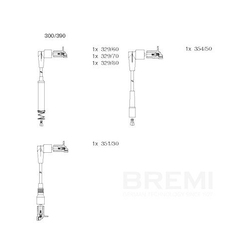 BREMI Z&uuml;ndleitungssatz 300/390