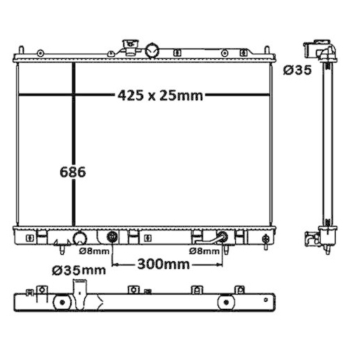 MAHLE K&uuml;hler, Motork&uuml;hlung BEHR CR 1881 000S