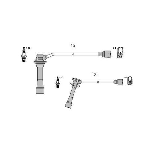 ASTEMO-HITACHI Z&uuml;ndleitungssatz Hueco