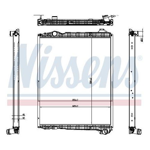 NISSENS K&uuml;hler, Motork&uuml;hlung 606323