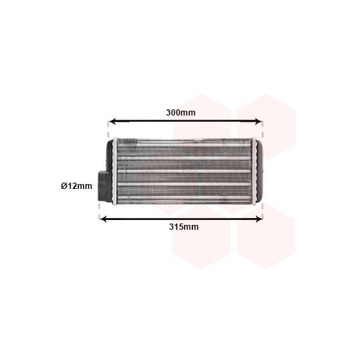 VAN WEZEL W&auml;rmetauscher, Innenraumheizung 76006017