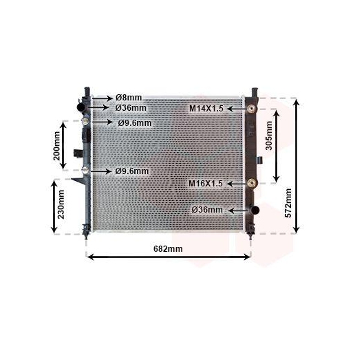 VAN WEZEL K&uuml;hler, Motork&uuml;hlung 30002271