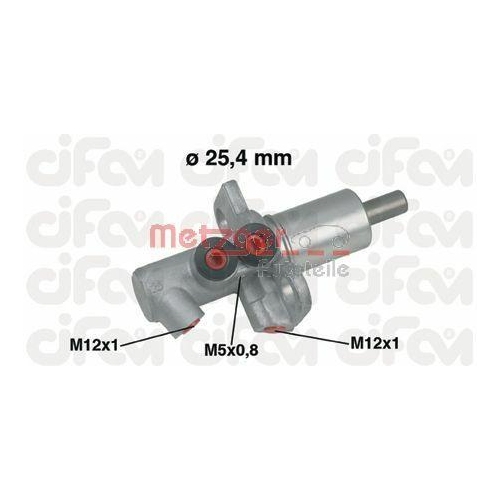 METZGER AUTOTEILE Hauptbremszylinder CIFAM 202-458