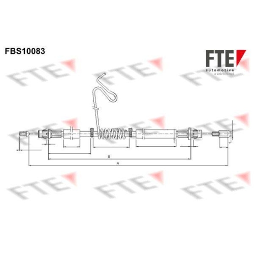 FTE Seilzug, Feststellbremse 9250374