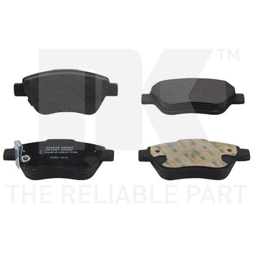 NK Bremsbelagsatz, Scheibenbremse 223649