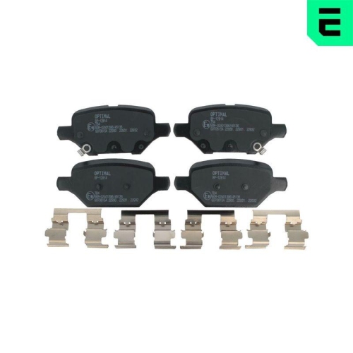 OPTIMAL Bremsbelagsatz, Scheibenbremse BP-12814