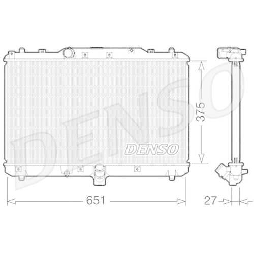 DENSO K&uuml;hler, Motork&uuml;hlung DRM47022