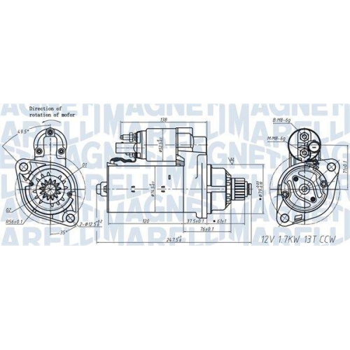 MAGNETI MARELLI Starter