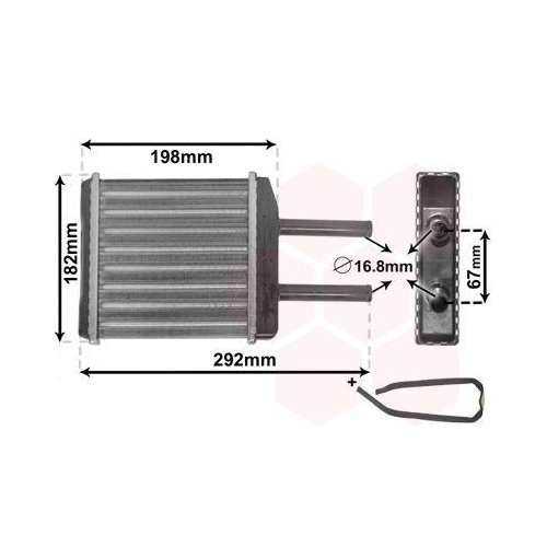 VAN WEZEL W&auml;rmetauscher, Innenraumheizung *** IR PLUS *** 81006024