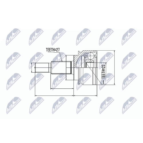 NTY Gelenksatz, Antriebswelle NPZ-RE-038
