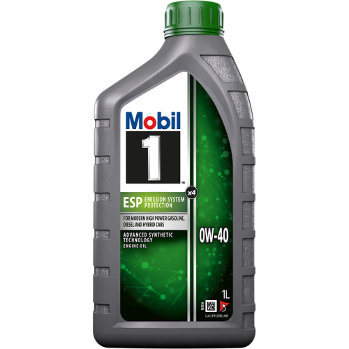 Motor&ouml;l Motoren&ouml;l MOBIL 1 ESP X4 0W-40 - 1 Liter Flasche 157813