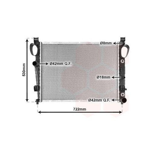 VAN WEZEL K&uuml;hler, Motork&uuml;hlung 30002306